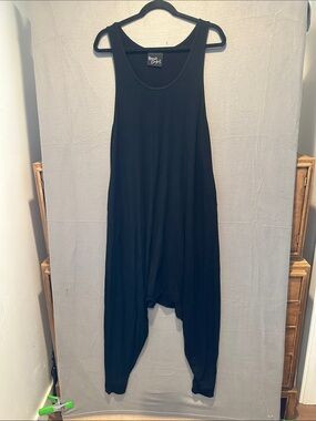 Mystree Black Sleeveless Harem Jumpsuit